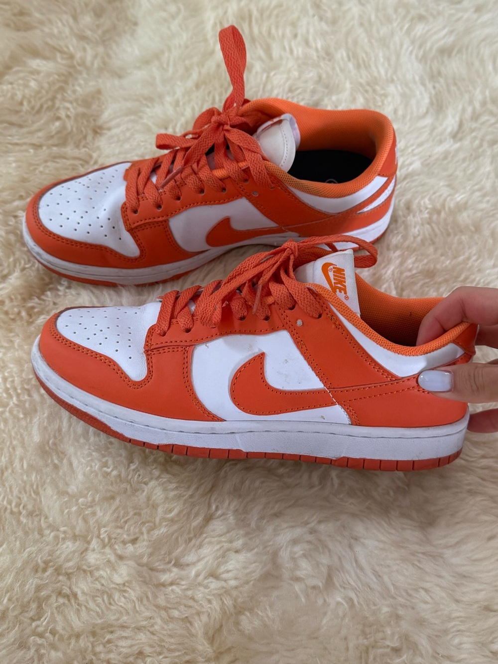 Nike Women’s Dunk Low Premium 'Total Orange' sneakers size 6.5